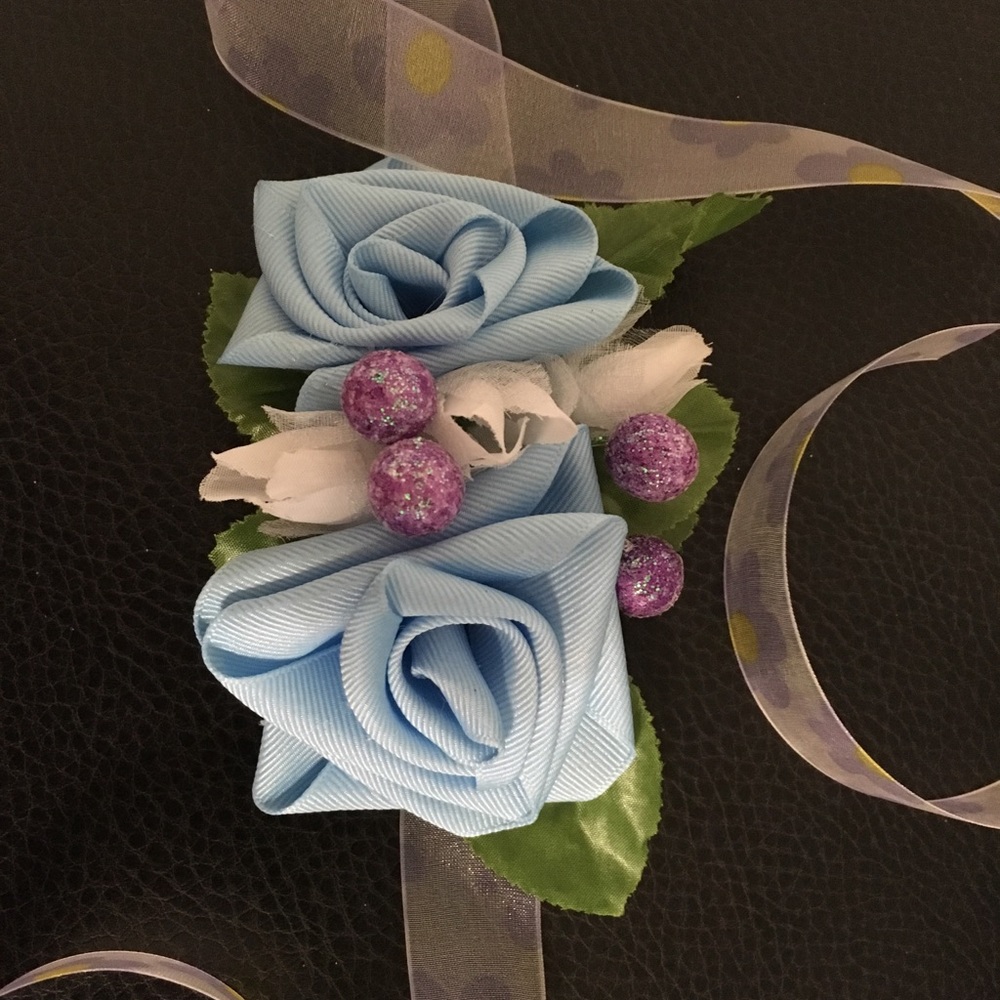 Handmade wrist corsage